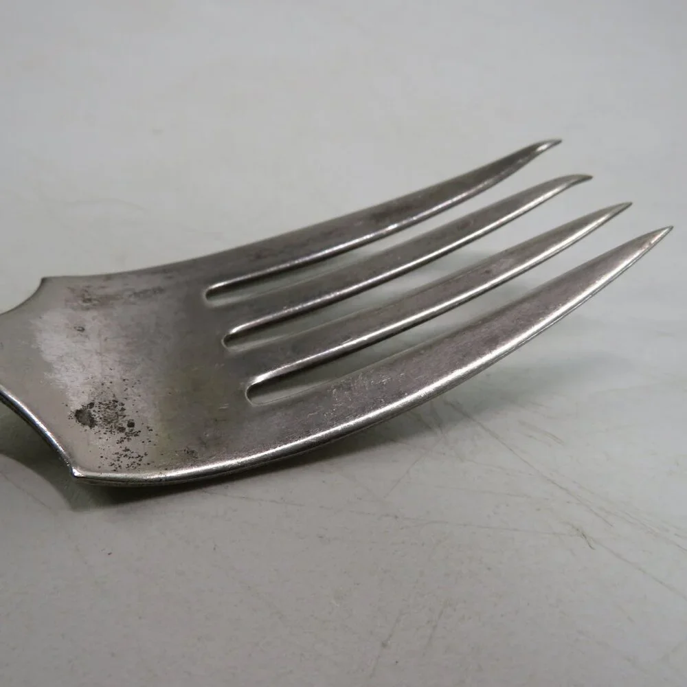 VTG Dinner Fork Art Deco style Silver Plated 